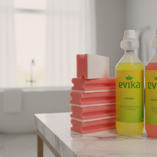 Evika sanitairset makkelijk badkamer schoonmaken