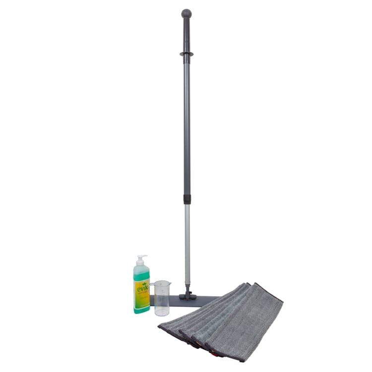 Superieur vloerreinigingssysteem high 30cm met 5 moppen