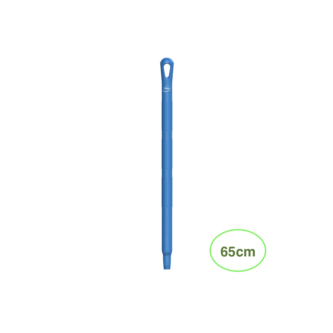 Vikan Hygiene korte steel 65cm blauw
