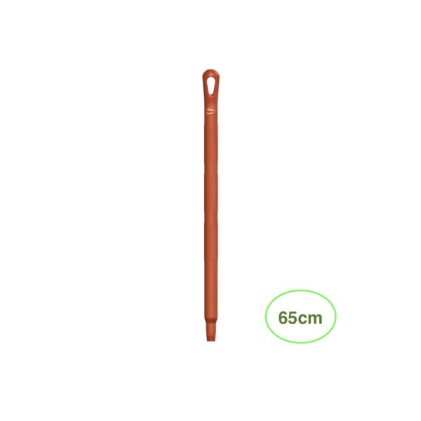 Vikan Hygiene korte steel 65cm rood