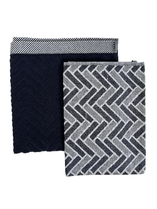 keukendoek en theedoek Bricks Zwart