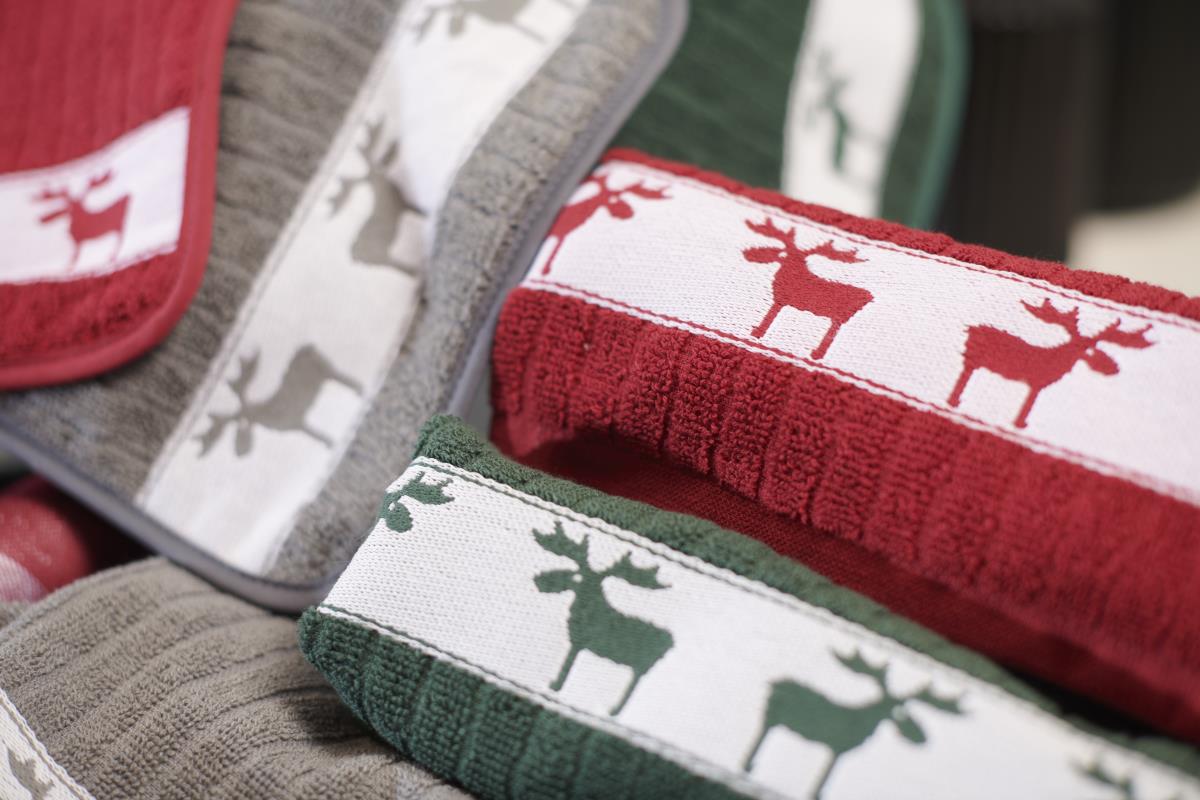 Kracht keukendoek eland rood