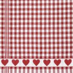 kracht theedoek hartjes rood detail