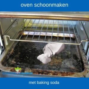 oven schoonmaken met baking soda